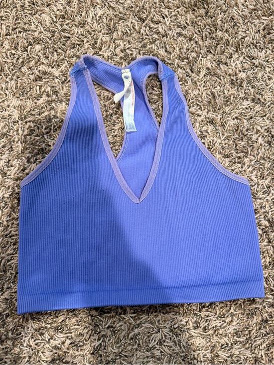FP Movement by Free People Tops - FP Movement by Free People Ribbed V-Neck Racerback Tank Top in Lavender Purple